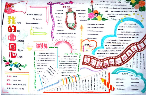国庆节手抄报（1）