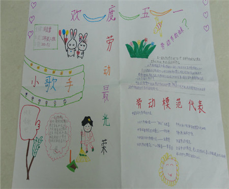 五一劳动节手抄报图片（7）
