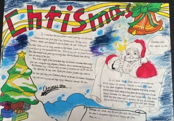 六年级圣诞节手抄报（6）