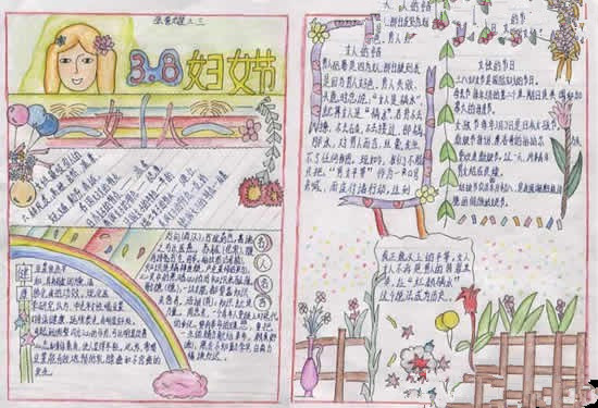 妇女节手抄报图片（2）