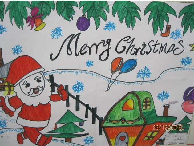 三年级圣诞节手抄报（2）