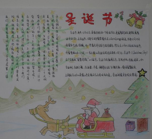 圣诞节手抄报图片（2）