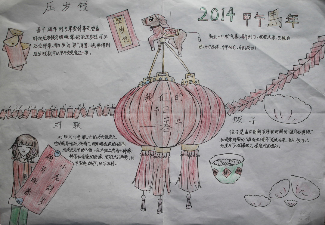 四年级春节手抄报（5）