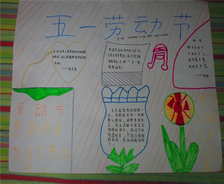 劳动节手抄报（2）
