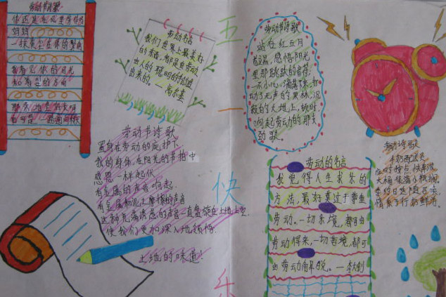 劳动节手抄报图片（2）