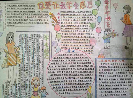 母亲节手抄报图片（8）