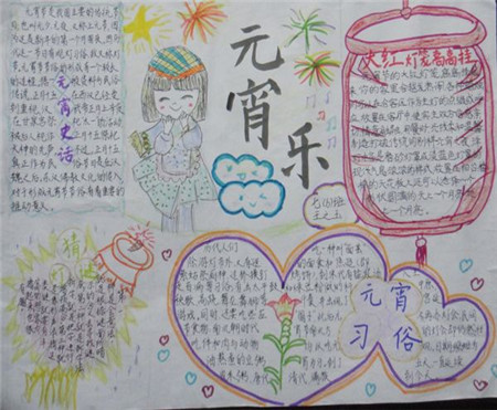 元宵节手抄报（4）