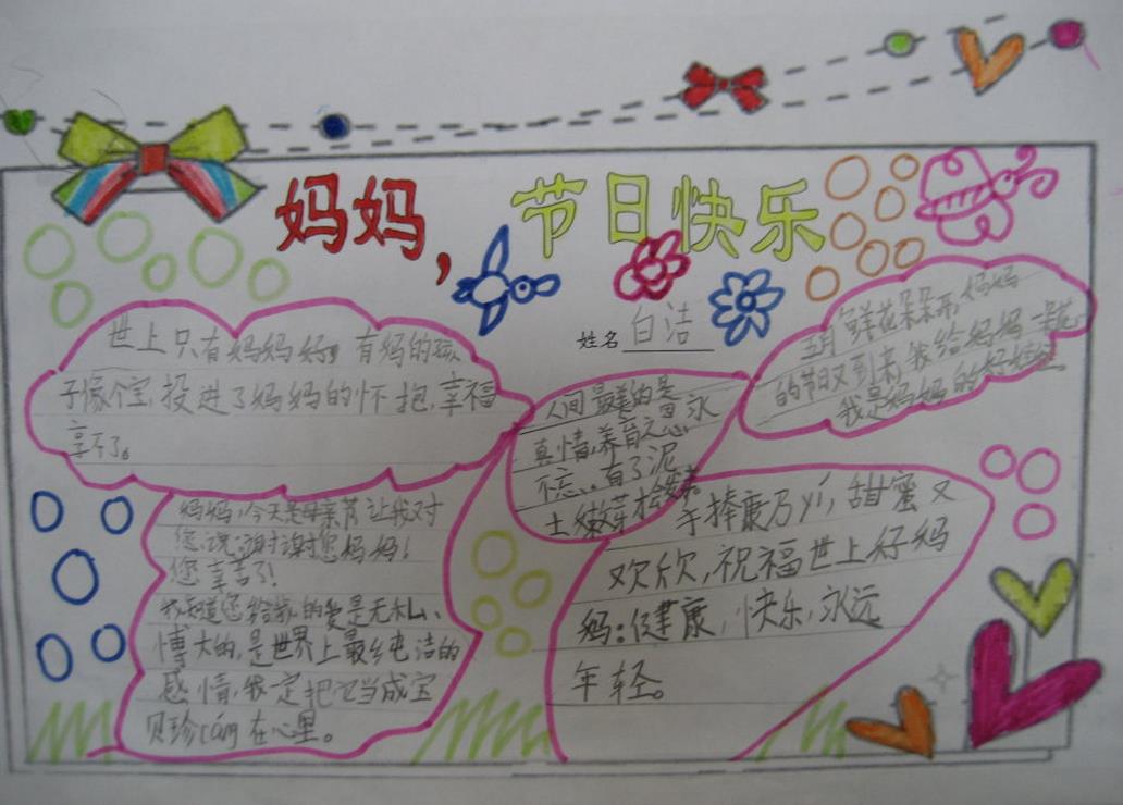 母亲节手抄报图片（5）