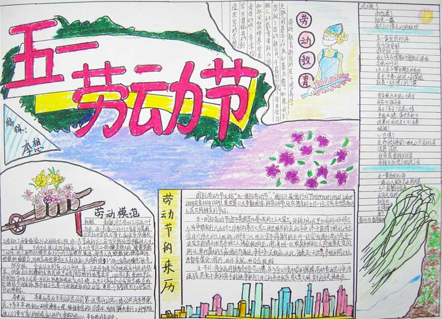 劳动节手抄报资料（1）