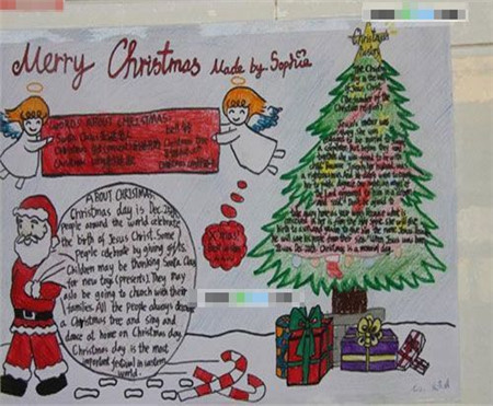 圣诞节手抄报图片（8）