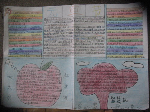 元旦快乐手抄报（6）