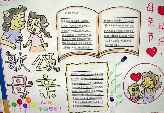 母亲节手抄报图片（4）