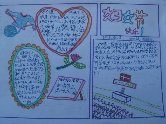 感恩三八节手抄报资料（5）