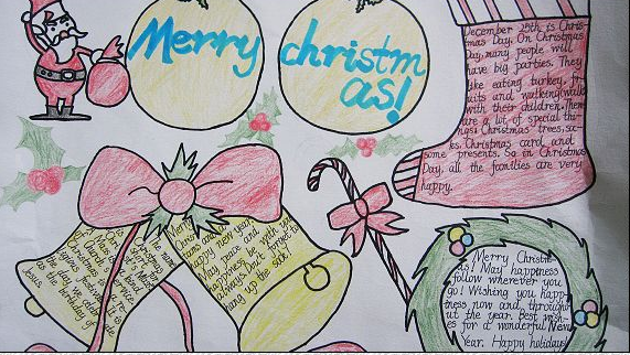 三年级圣诞节手抄报（6）