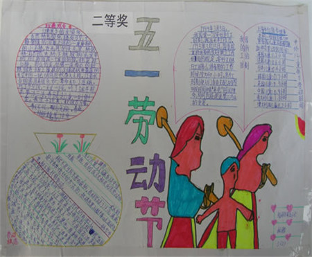 五一劳动节手抄报（2）