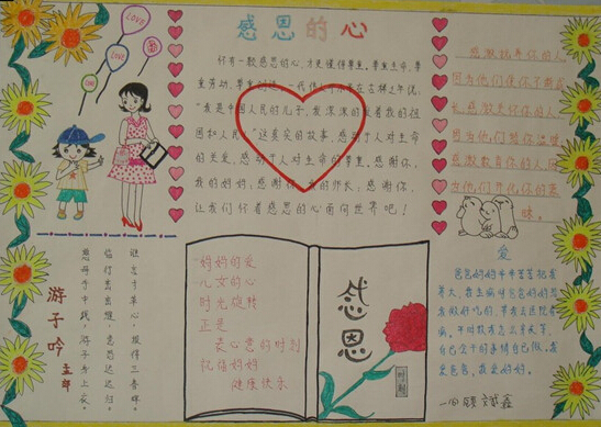 母亲节手抄报内容（1）