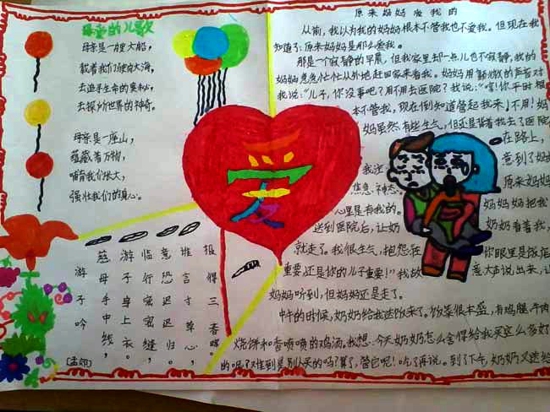 母亲节手抄报图片（1）
