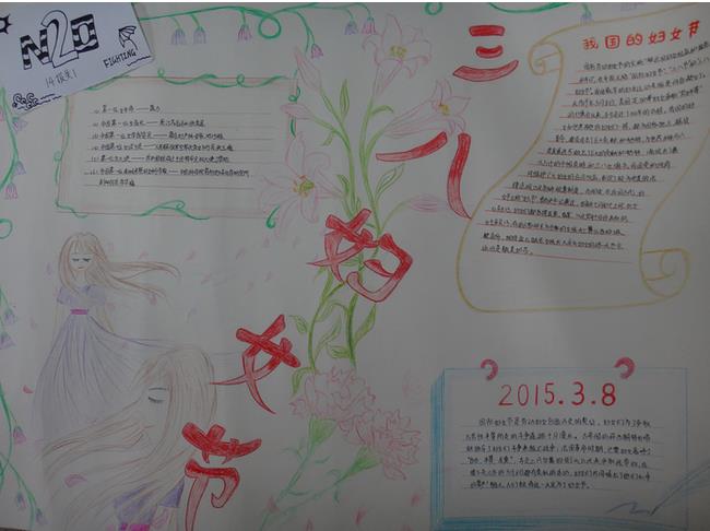妇女节手抄报图片（3）