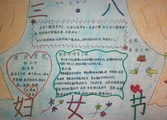 妇女节手抄报图片（2）