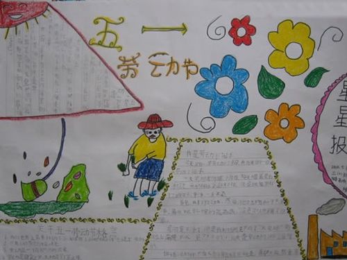 欢度劳动节手抄报图片（7）