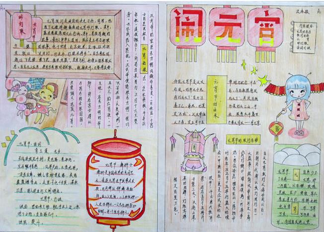 元宵节手抄报图片（4）