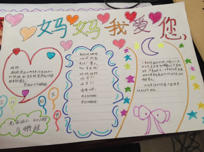 妇女节手抄报（1）