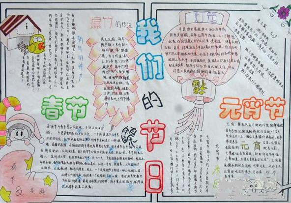元宵节手抄报图片（3）