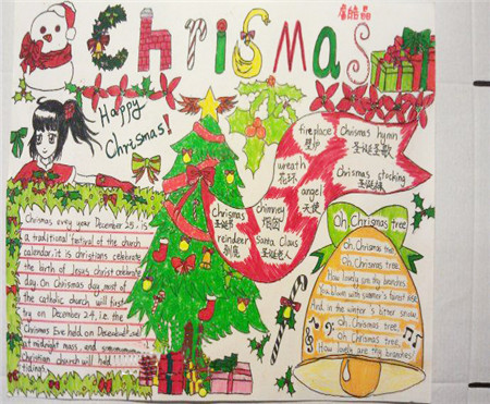圣诞节手抄报（6）
