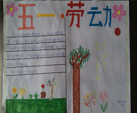 劳动节手抄报图片（5）