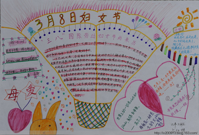 妇女节手抄报（3）