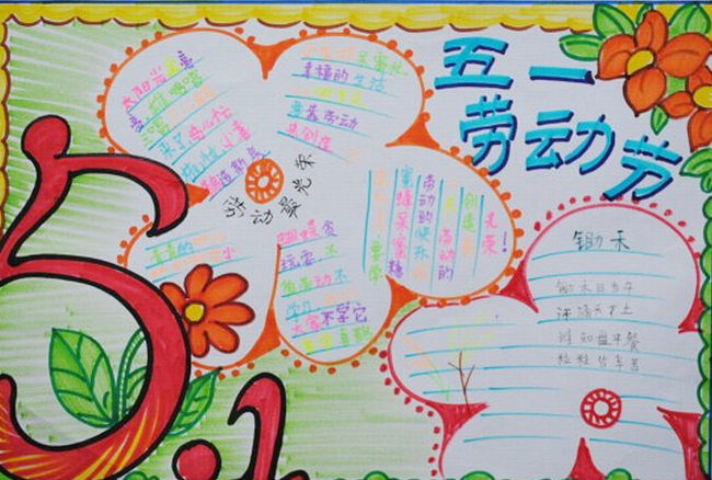 劳动节手抄报（4）