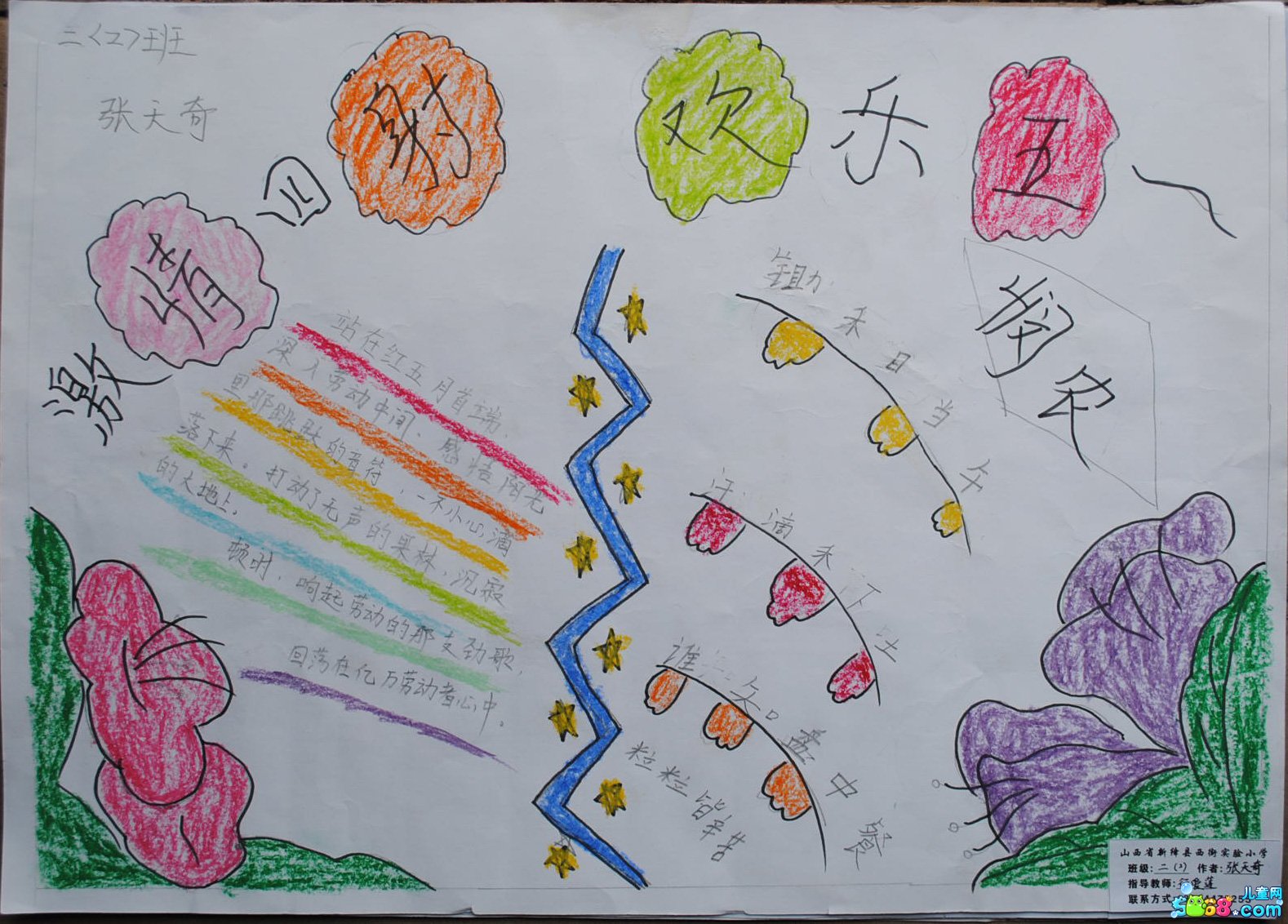 劳动节手抄报图片（5）