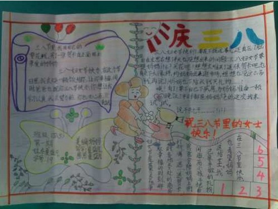 妇女节手抄报（5）