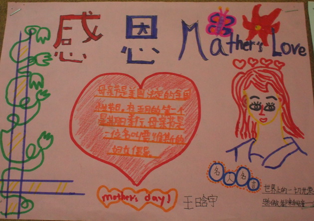 母亲节手抄报图片（5）