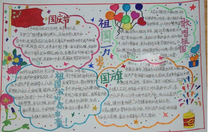 国庆节手抄报（4）