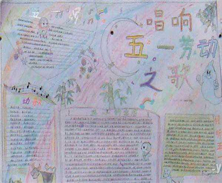 五一劳动节手抄报图片（9）