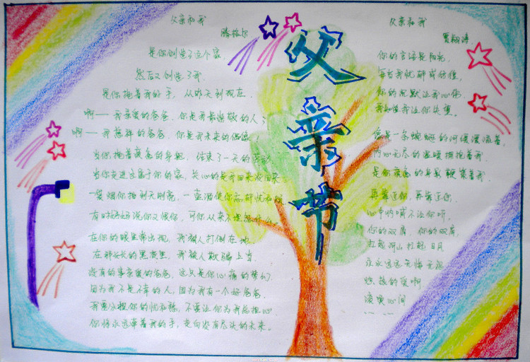 父亲节手抄报资料（5）