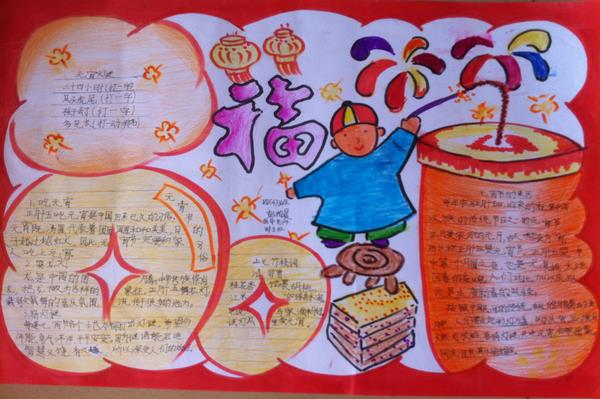 元宵节手抄报图片（1）