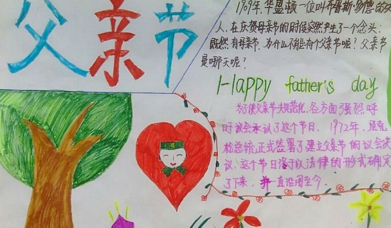 父亲节手抄报资料（6）