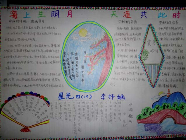 中秋节手抄报图片大全（8）