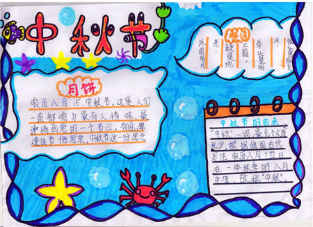 中秋节手抄报（2）