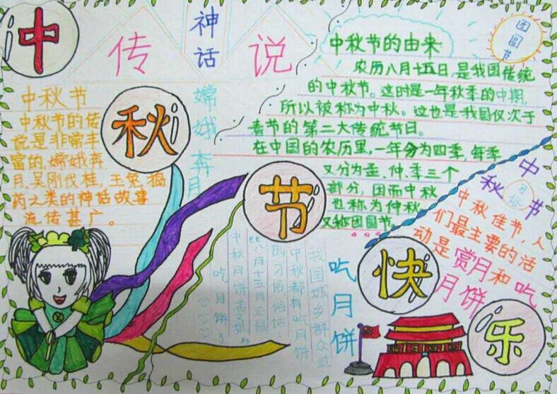 中秋节手抄报（1）