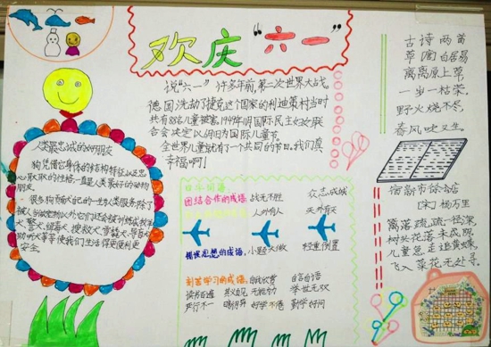 六一儿童节手抄报图片（8）