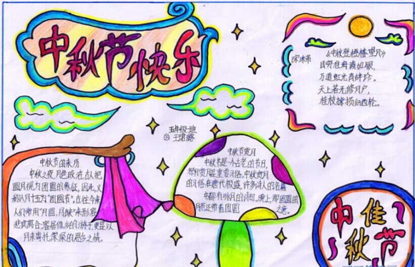 中秋佳节手抄报图片（6）