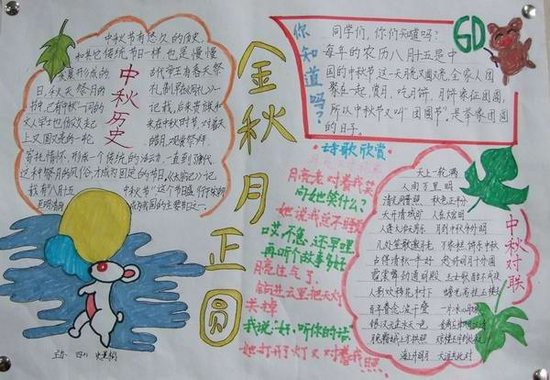 中秋节手抄报（3）