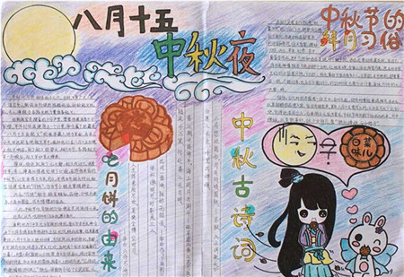 中秋节手抄报图片（6）