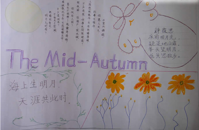 中秋节手抄报图片（3）