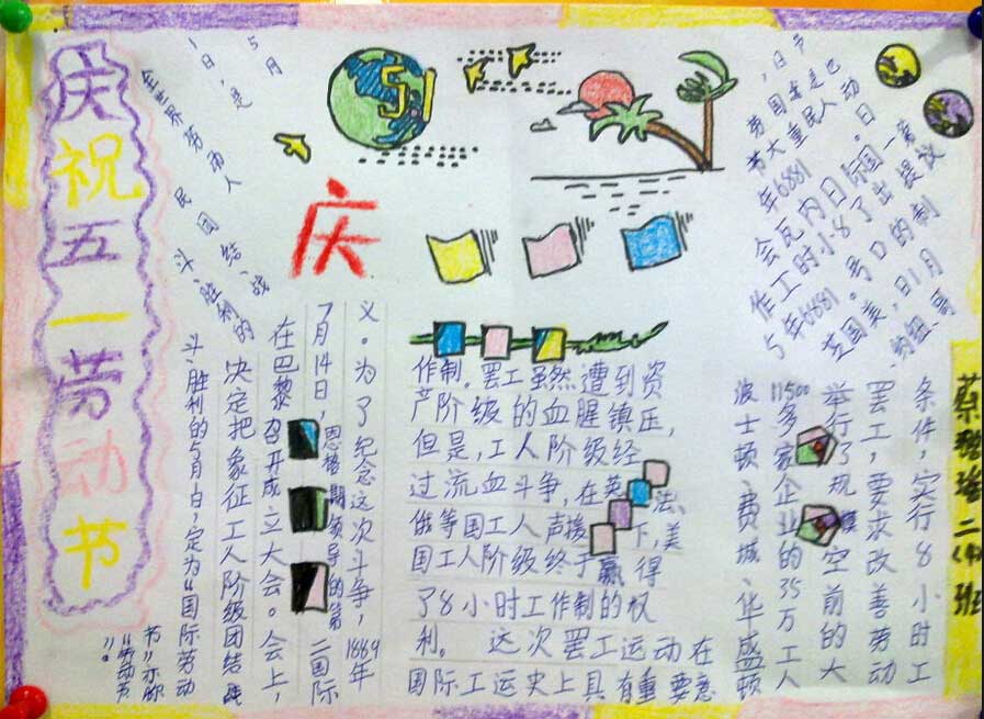 劳动节手抄报内容（4）