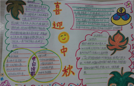 中秋节手抄报版面设计（5）