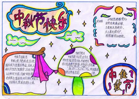 中秋节手抄报版面设计（6）